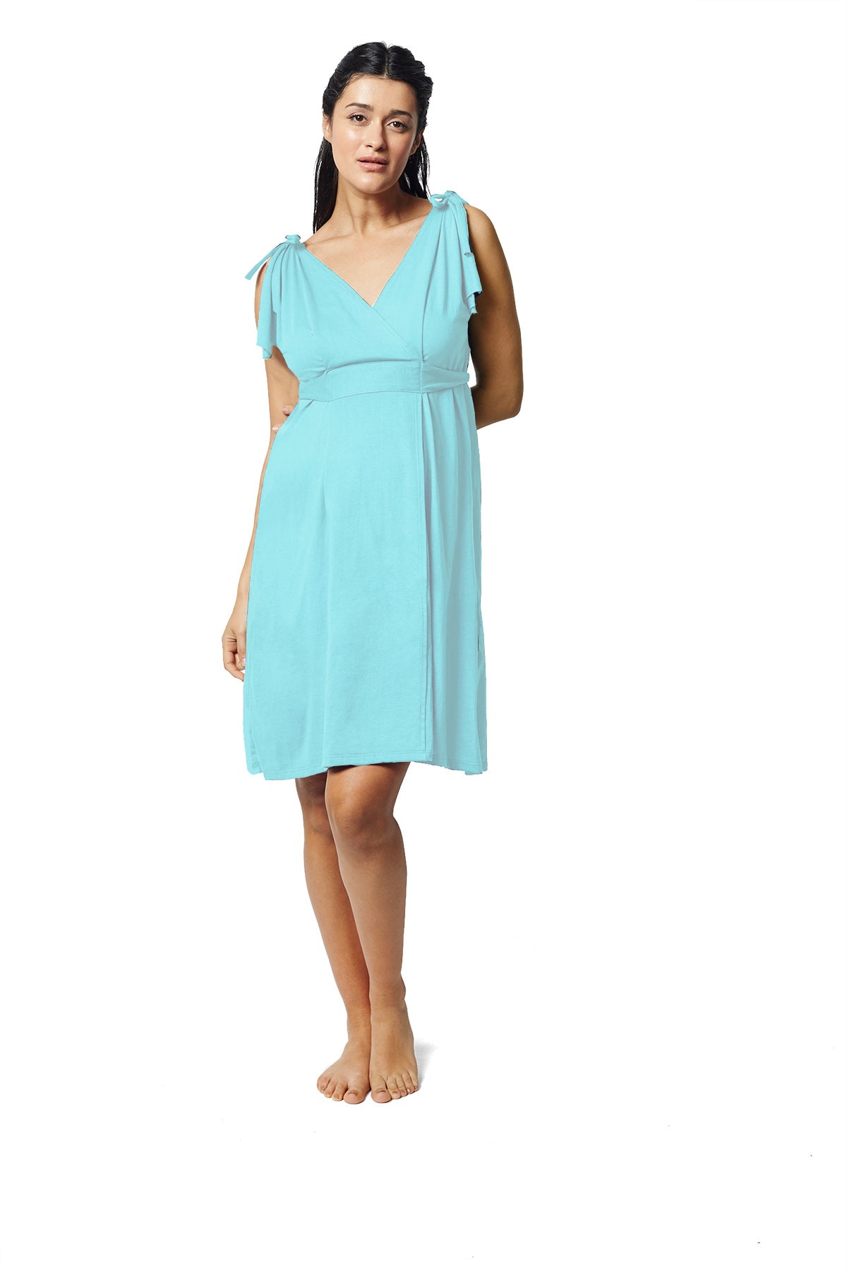 Butterfly Sleeve Labor Gown/Nursing Dress