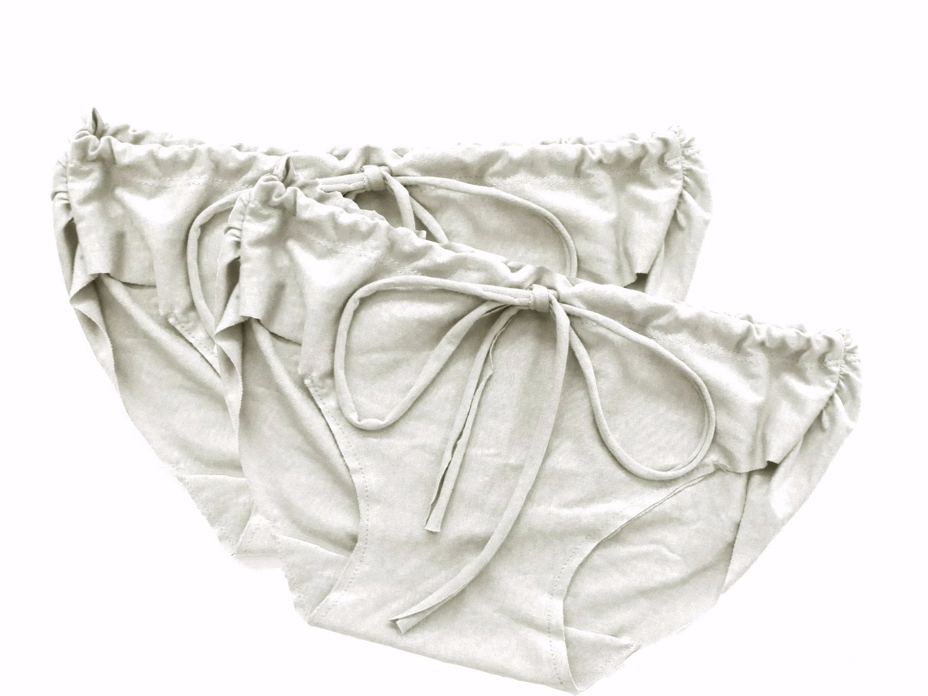 100% cotton drawstring postpartum underwear by Pretty Pushers