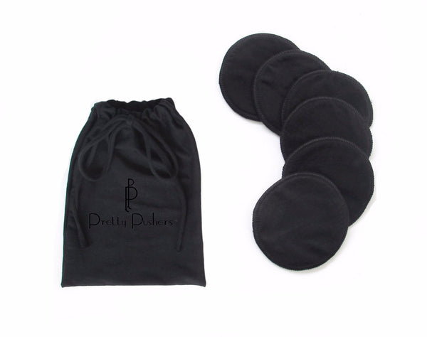 100% cotton washable nursing pads by Pretty Pushers