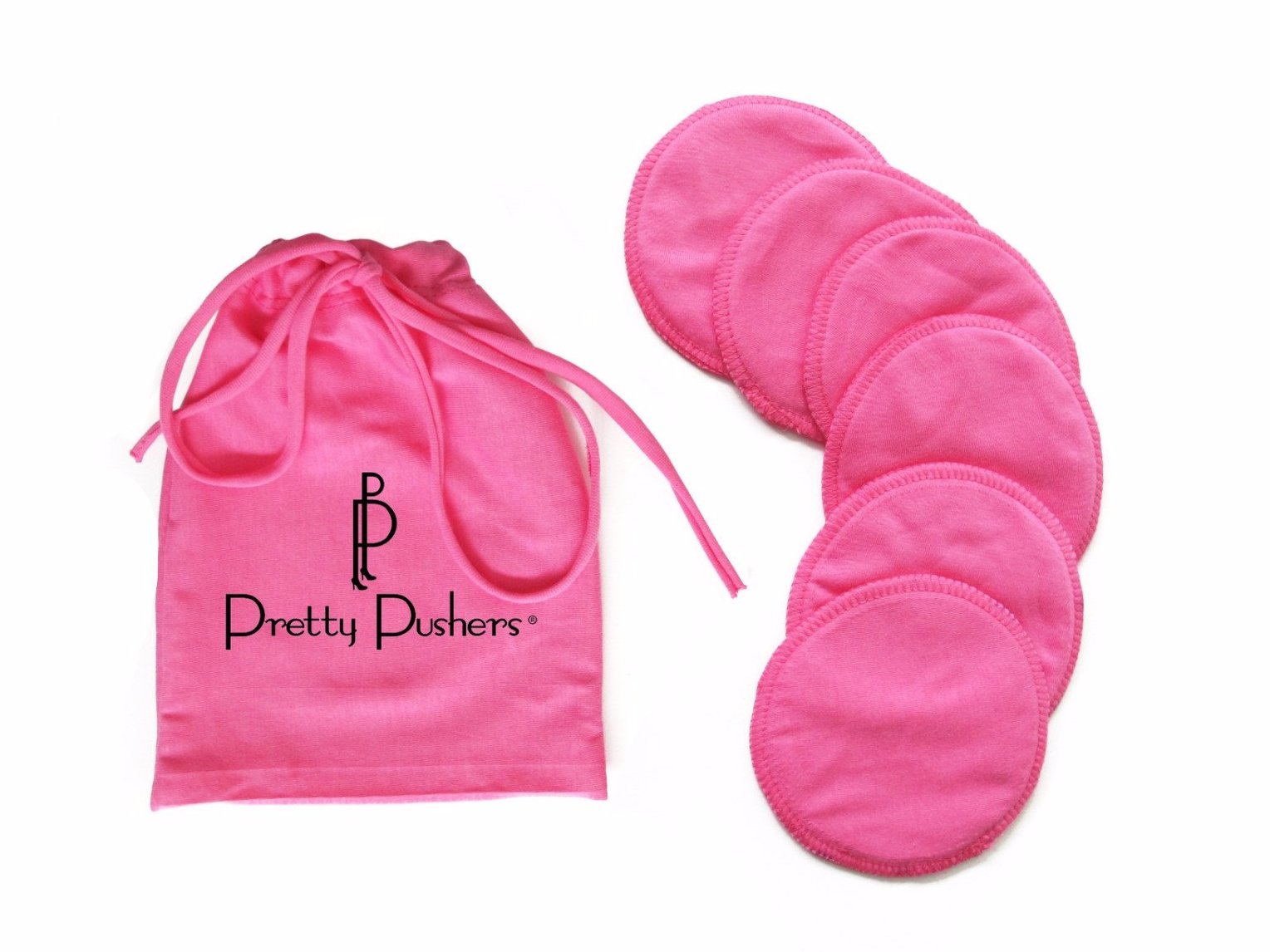 100% cotton washable nursing pads by Pretty Pushers